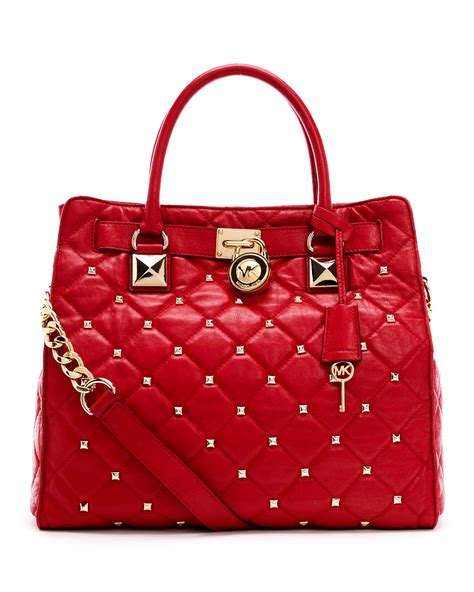 michael kors hamilton bags|michael kors hamilton studded bag.